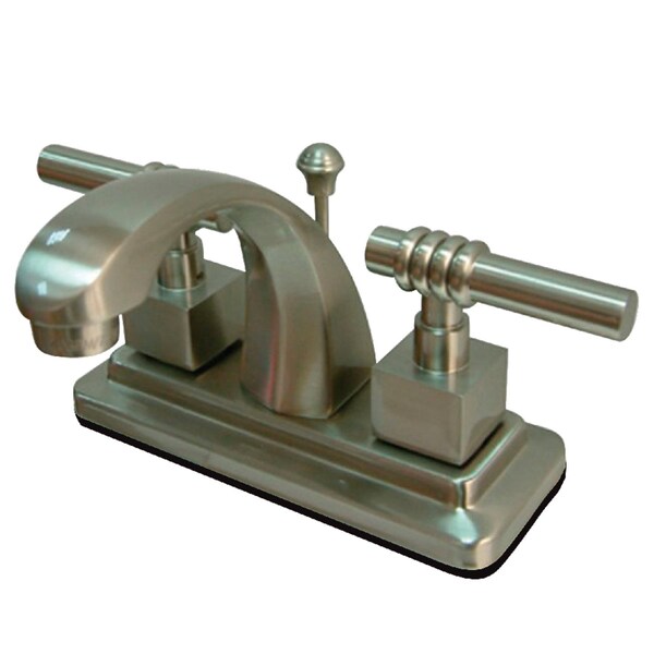 KS4648QL 4" Centerset Bathroom Faucet, Brushed Nickel